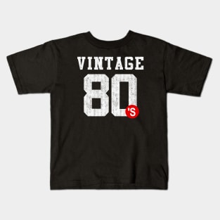 1980s vintage back print on tshirt Kids T-Shirt